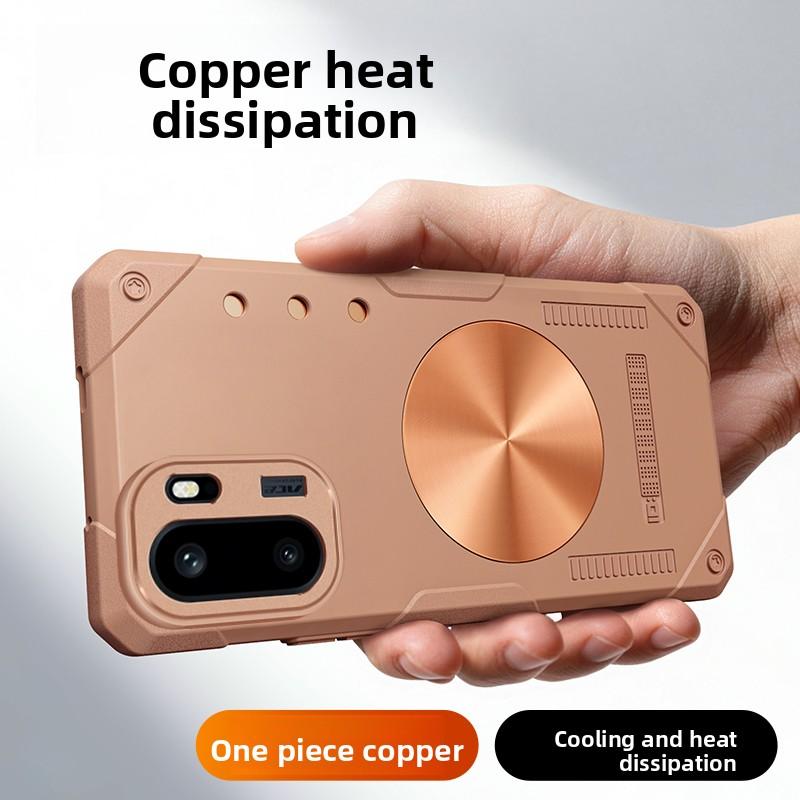 For OnePlus 15R Case Hard Silicone shockproof Heat dissipation magnetic Protective Back Cover For OnePlus15R One Plus 15R shell