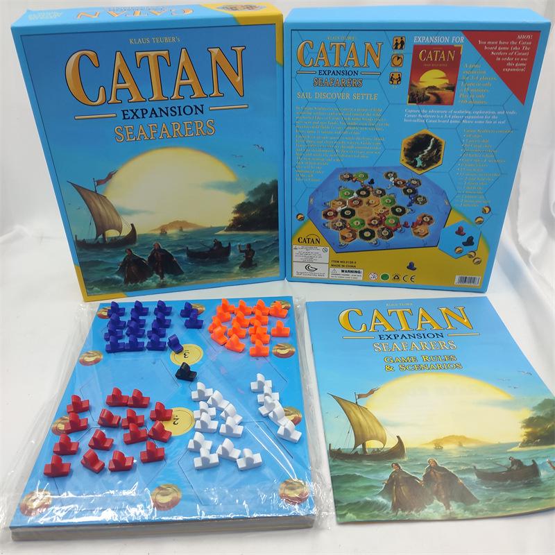 Kaart Puzzel: Catan Eiland Bordspel - Engelse Versie voor Volwassenen & Kinderen