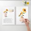 Adult Flower Painting Doodle Coloring Book Fun Graffiti Watercolor Book