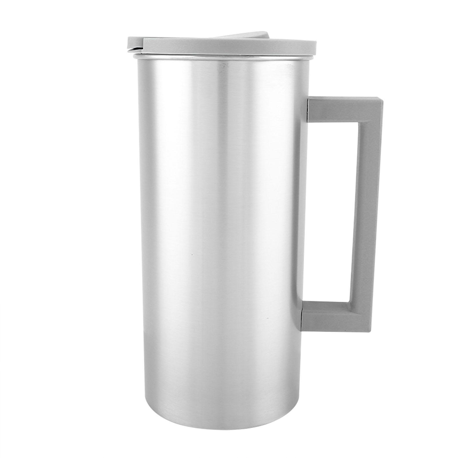 1800ml Multipurpose Stainless Steel Water Mug Cup for Milk Coffee (Pink)