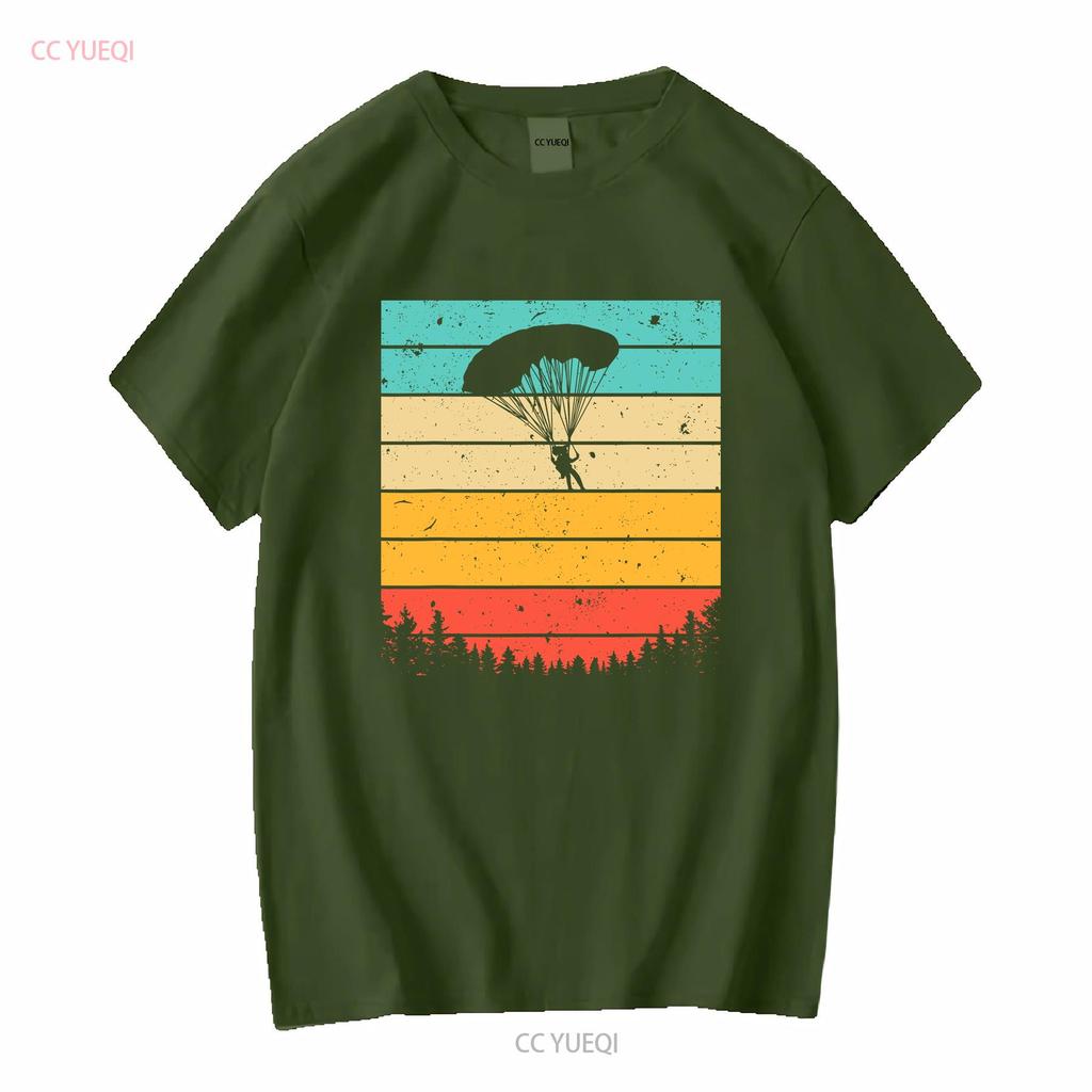 Cool Skydiving Art Skydiver Parachute Skydive T Shirt SweaT 21323 long or short sleeves vintage Washed graphic designer clothes