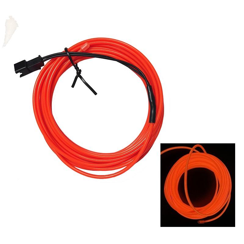 10M/5M/3M/1M Glow EL Wire Cable LED Neon Christmas Dance Party DIY Costumes Clothing Luminous Car Light Decoration Clothes Ball Neon Lights 4