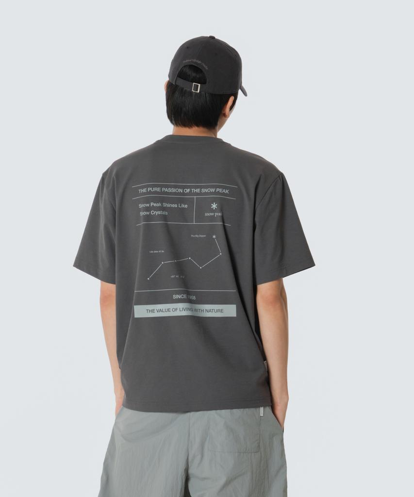 SNOWPEAK APPAREL Regen Quick-Dry Graphic Short Sleeve T-Shirt (S26Mutts52) Rustic Khaki