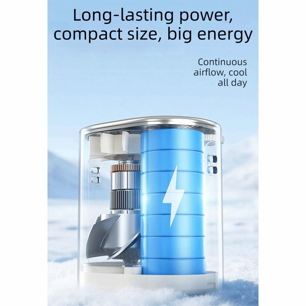 Ice Compress Cooling Mini Electric Fan 199 Speeds Adjustable Clip on Fan Gifts Cooling Fan  Desktop