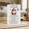 Yousheng Firefighter Pocket Guardian Mini Firefighter Pocket Hug Token A Little Hug of Courage Keepsake Inspirational Gift for Firefighters