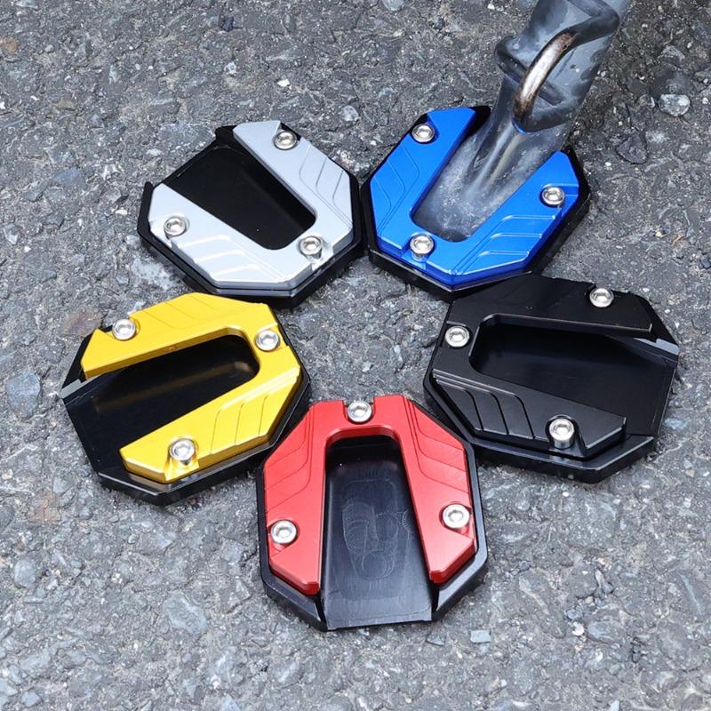 Motocyklová podpěra nohou, modifikace jízdního kola a motocyklu, univerzální protiskluzová tepelně odolná podpěra stojánek, zvětšená základna
