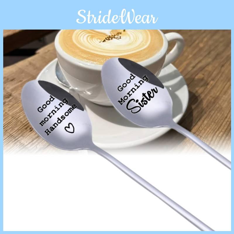 Sister Good Morning Spoons Christmas Gifts Lovers Coffee Scoop Xmas Kitchen