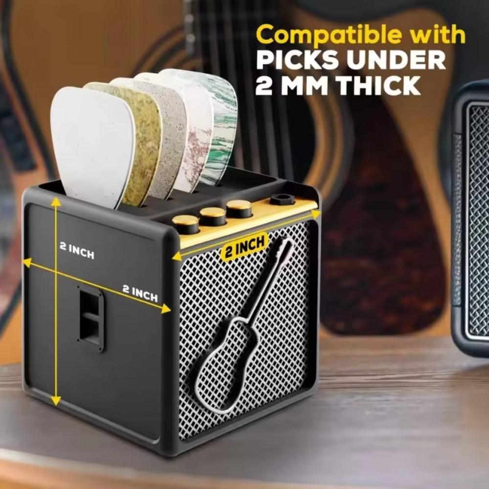 3D Printed Guitar Pick Holder Large-capacity Guitar Picks Storage Case  Home