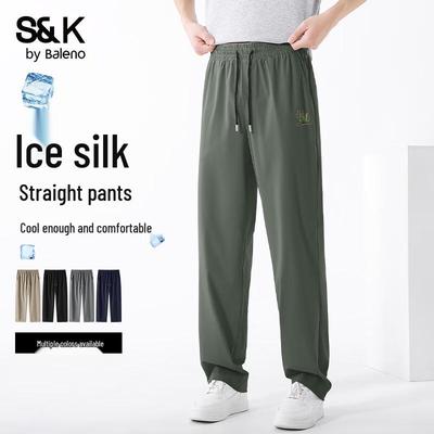 Baleno Men's S&K Ice Silk Straight Leg Pants