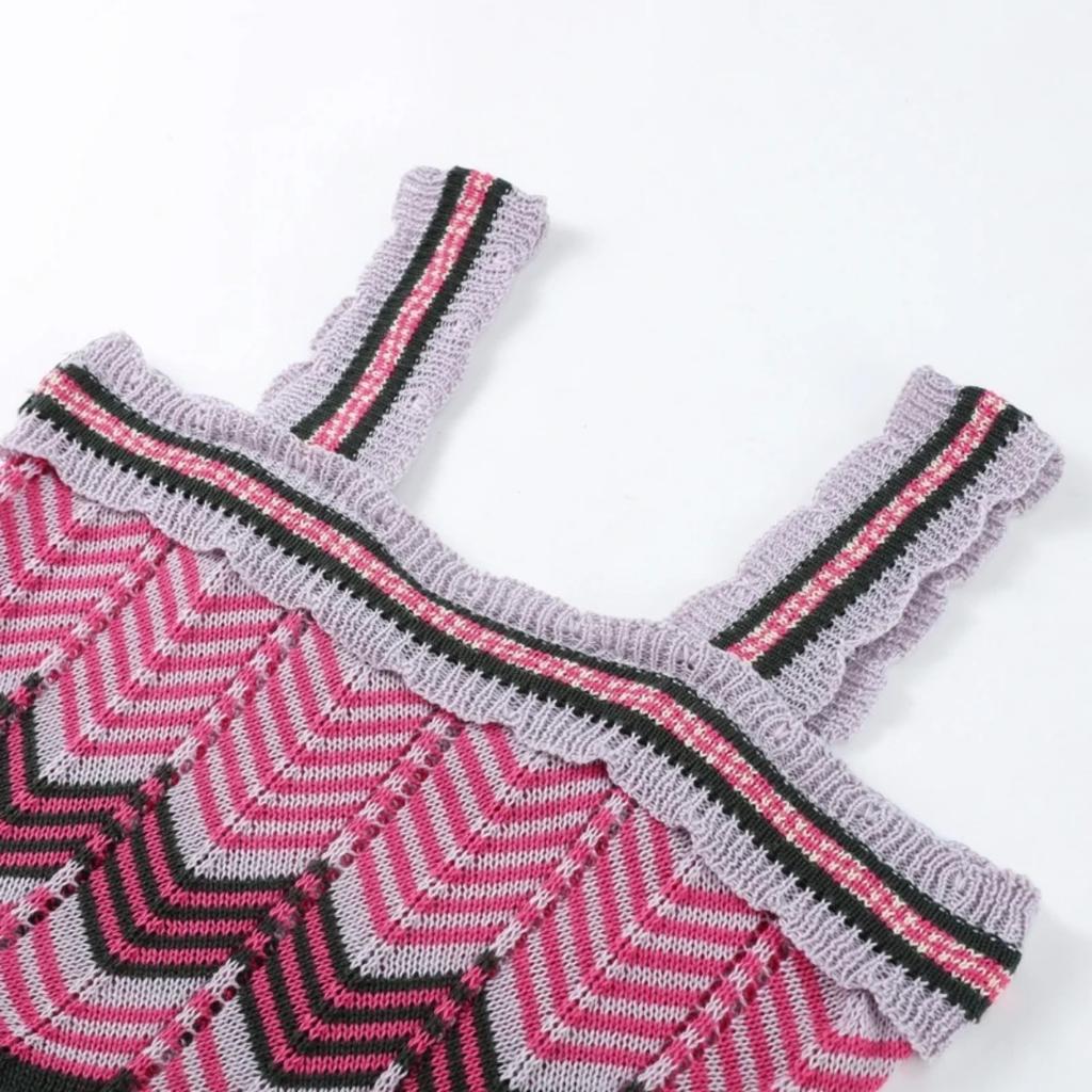 Elegant Knitting Dress Women Slim Sleeveless Square Collar Sling Long Dresses New Female Vacation Fashion Robes