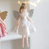 New Christmas Plush Angel Doll Pendant Ornaments Xmas Tree Hanging Decorations For Home Festive Party Decor 2025 New Year Gifts
