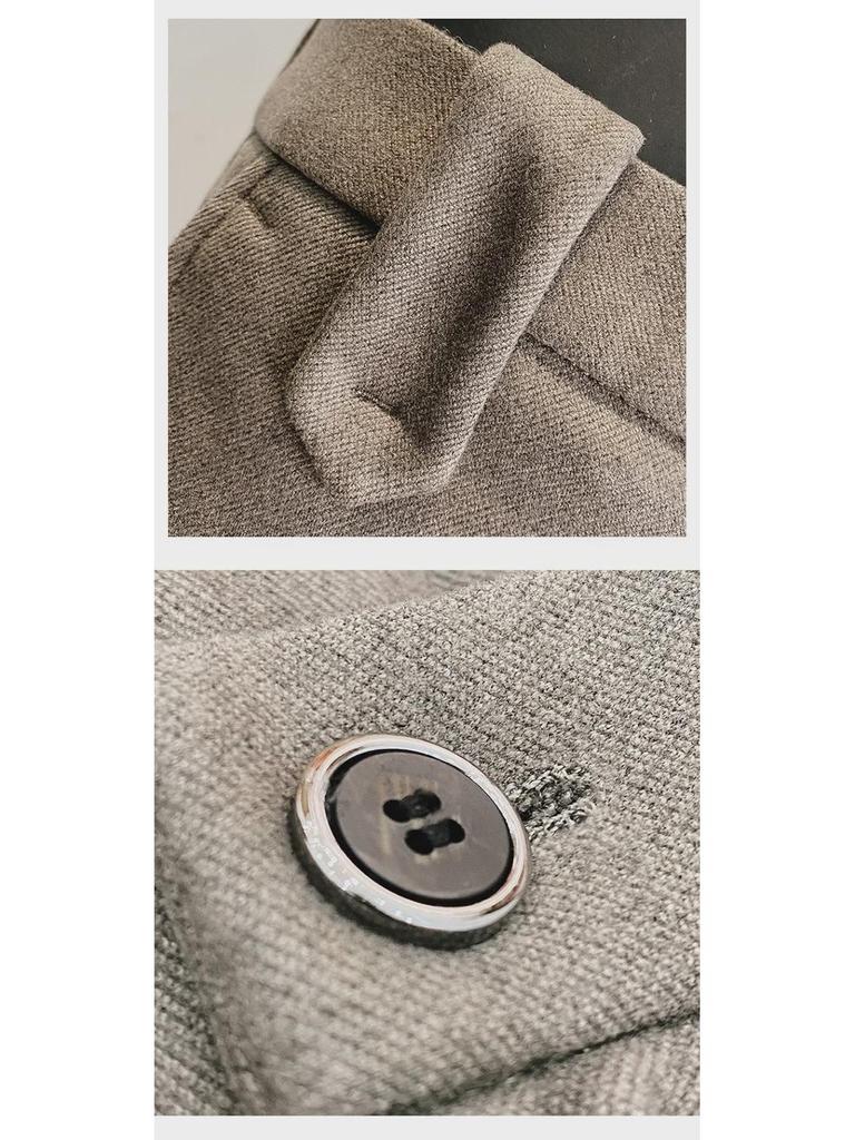 Pánské podzimní 2022 korejského stylu slim-fit business casual kalhoty