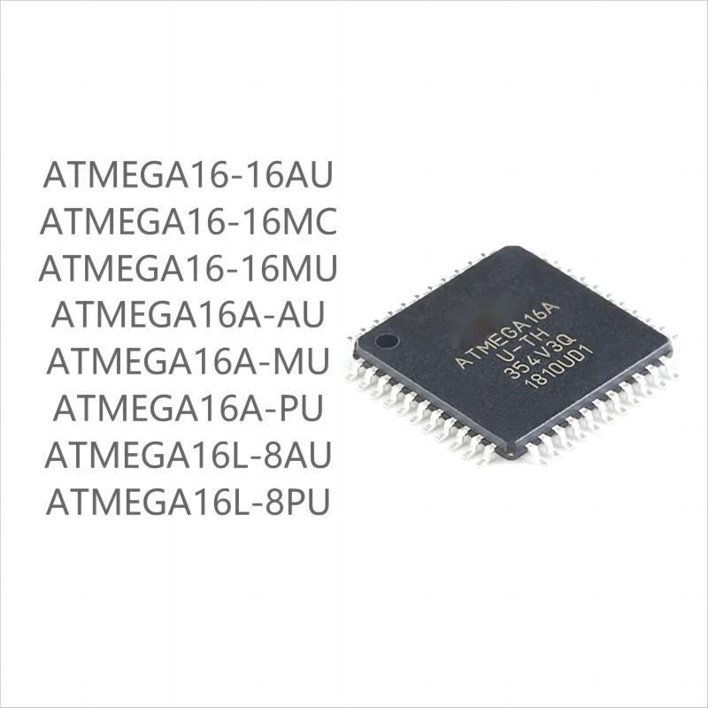 

100PCS brand new ATMEGA16/A/L series16AU 16MC 16MU AU MU PU 8AU 8PU ATMEGA16L-8PU(20pcs)
