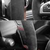 Car Steering Wheel Cover Soft Suede For BMW E39 E46 325i E53 X5 Auto Interior Accessories DIY Car Steering-Wheel Cover Wrap