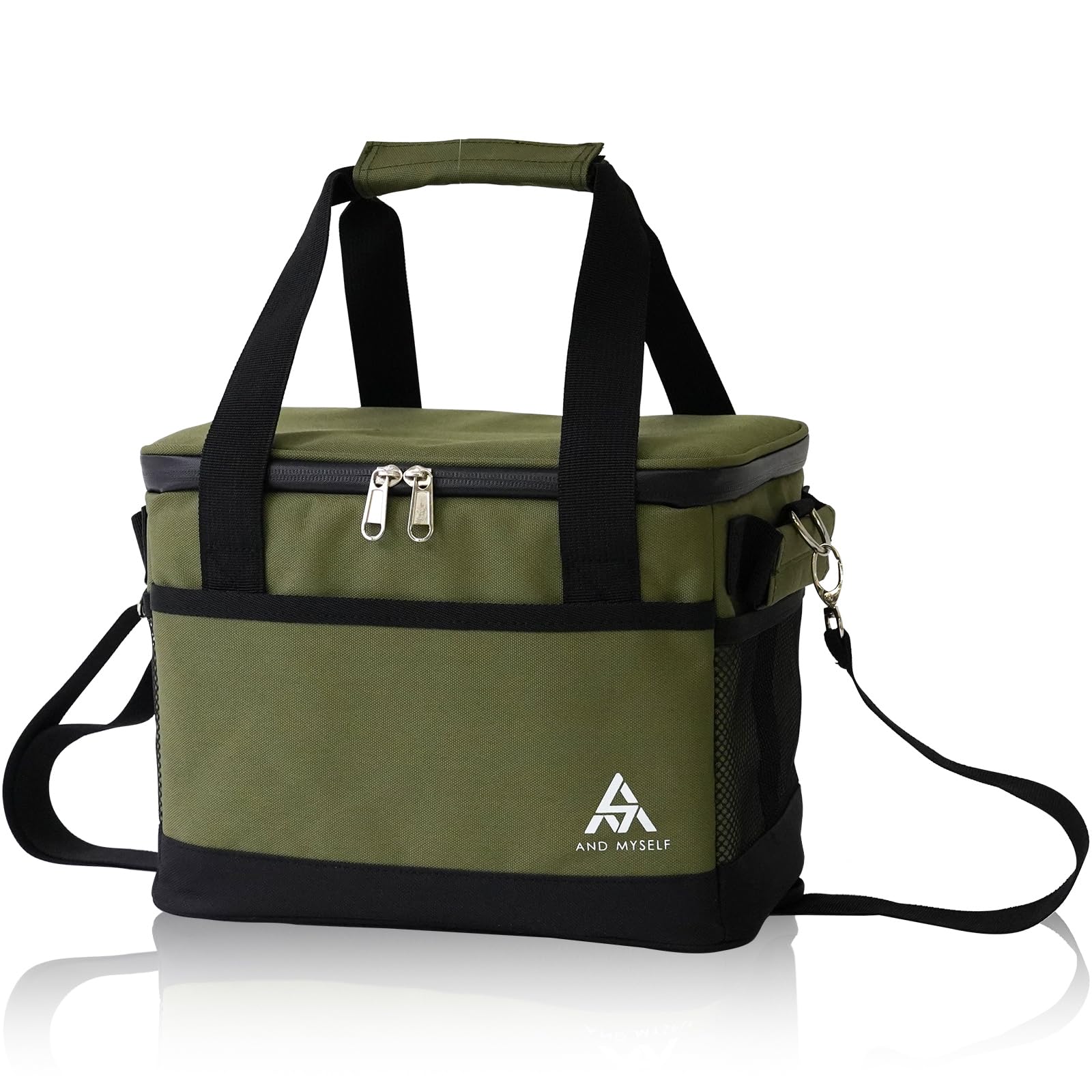 

AND MYSELF Cooler Soft Cooler Solo Cold Soft Box, Small, Lightweight, Box, Camping, Camping, Bag, Cooler, 5L/10L/15L (Khaki (10L))