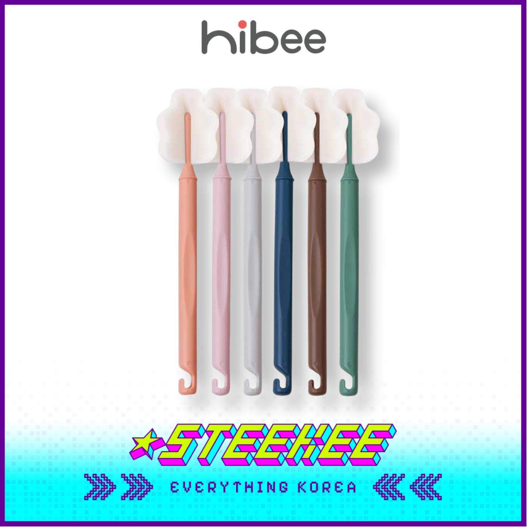 

Hibee Long-Wide Brush Baby Bottle Cleaning Tools by Steekee Korea 4601