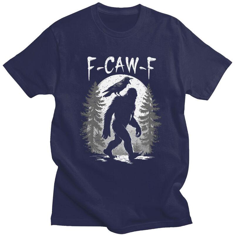 

Male FCawF Bigfoot Crow Moon T Shirts Streetwear Short Sleeves 100 Cotton Tshirt Leisure Creative Graphics Tees Shirt 4XL