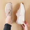 Women's Footwear Leather Driving Comfort Women’s Wedge Sneakers Casual Nurse Loafers for Girls Walking Minimalist Summer Maternity Shoes for Women