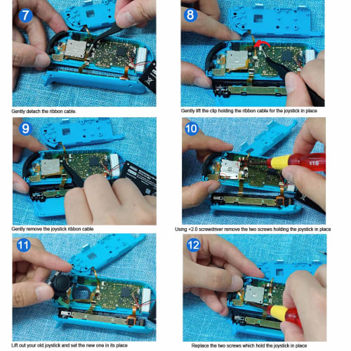 Veanic Replacement Joy-con Joystick Drift Fix Analog Thumbstick 2 Pack for Nintendo Switch/switch Oled/nintendo Switch Lite Joy-con Controller