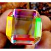 Stunning Natural Mystic Topaz Rainbow Color 55+ Ct Cube Cut Certified Gemstone