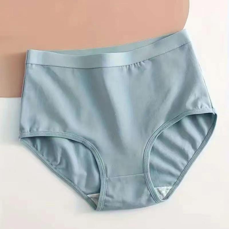 Damen Baumwolle High Waist Slips Unterwäsche Weiblich Groß Intim Dessous Slips Frau Unterhosen Slip Panti Neu