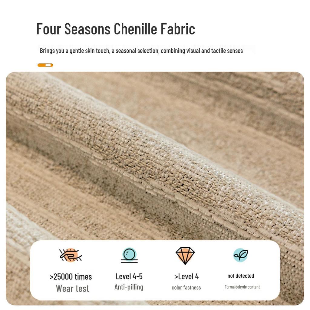 Universal Chenille Non-Slip Sofa Cover Blanket, Anti-Cat Scratch, Four Seasons Full Cover Set