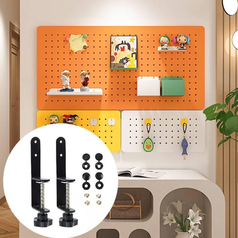 Stylish Pegboard Hook Accessory Holder Compact Storage Shelf Desktop Pen Container