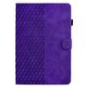 A3 For iPad Pro 11 (2024) Case Card Slots Leather Tablet Cover Block Pattern