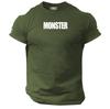 Monster T Shirt Gym Clothing Bodybuilding Training Workout Exercise Boxing Top