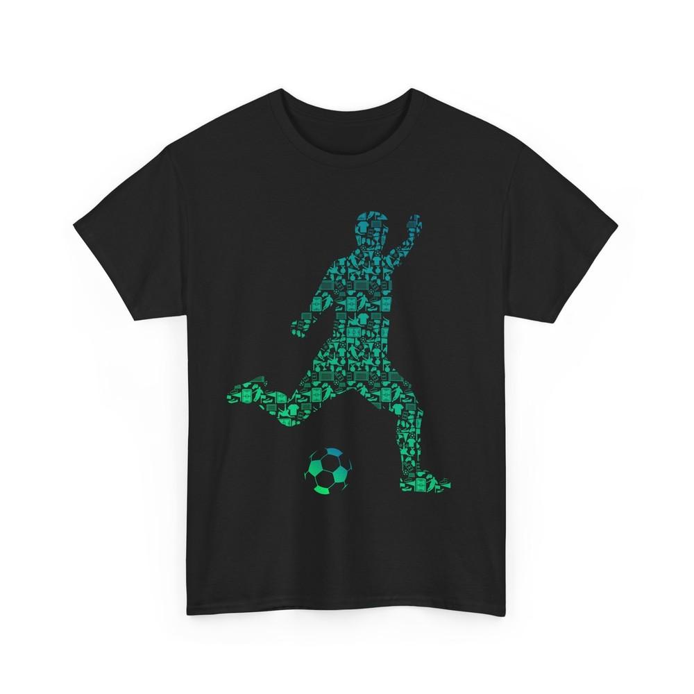 

Soccer Player Sports Lovers Soccer Supporters Men Boys T-Shirt 4XL
