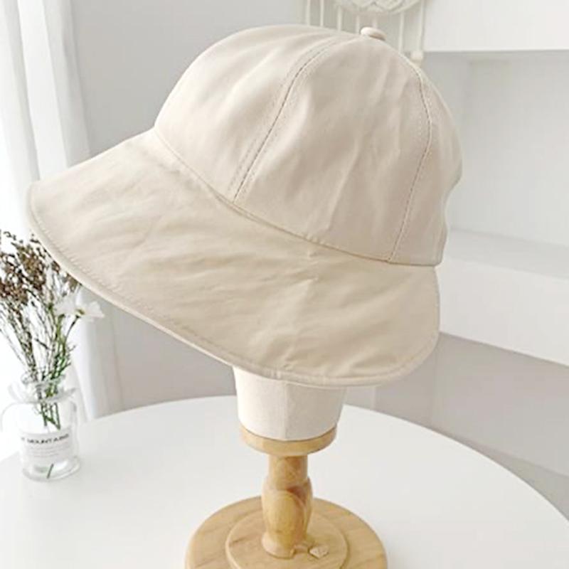 Summer Hat For Women Foldable Baseball Cap Wide Large Brim Sunscreen Beach Caps Female Outdoor Casual  Bucket Hat
