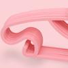10PCS Kids Storage Hangers Plastic Thicken Bow Knot Coat Drying Hanger for Toddler Baby Pink