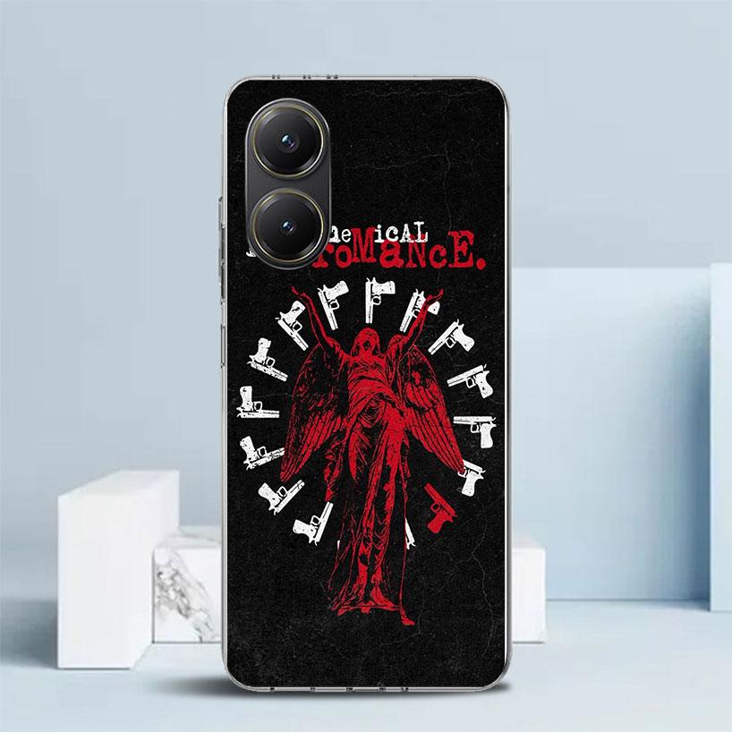 My Chemical Romance MCR Soft Cover for Xiaomi Poco F7 Ultra X7 X6 X5 Pro M7 Phone Case Redmi 15 15C 13 13C 12 12C 10 10C Print S