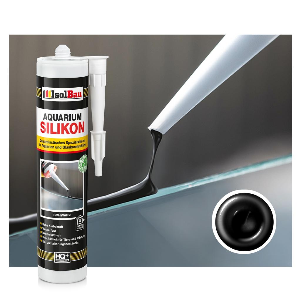 IsolBau Black Aquarium Silicone 1 x 300ml