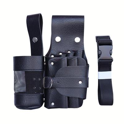 Barber Hair Scissor Bag Clips Comb Case Hairdressing Barber Holster Bags Holder Tool Salon Waist Pack Belt Pu Leather Bag