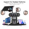 V380 Pro 4G/WiFi Solar-Powered Outdoor PTZ Camera with Triple-Lens and HD Monitoring