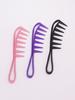 Plastic Thickened Salon Wide Toothed Comb Professional Hair Styling Brush Hair Salon Anti Tangle Comb Special for Real Hair Wigs