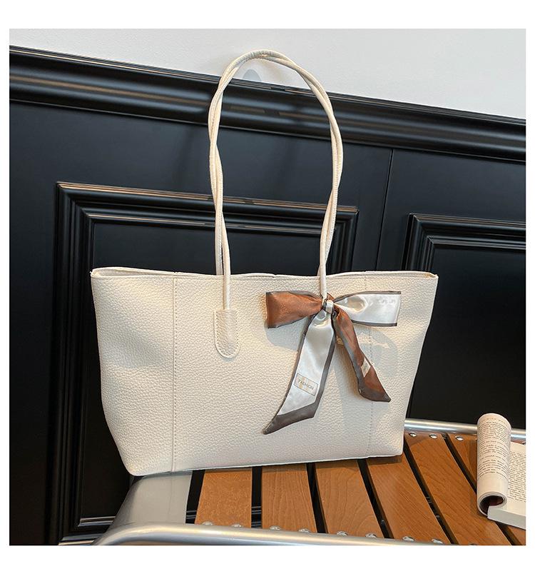 Women's 2026 Stylish Versatile Large Tote Bag - High-End Feel for Work & Casual Wear