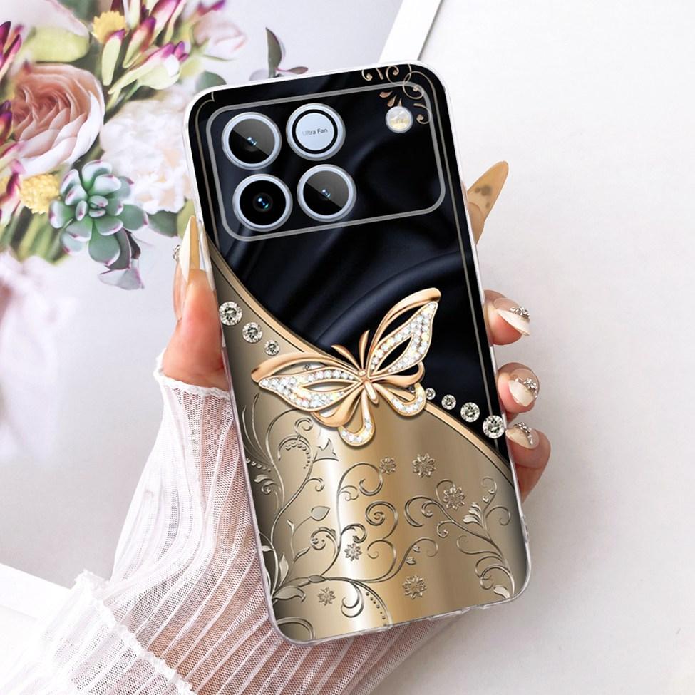 Clear Casing For Honor Win 5G AAP-AN00 Case For Honor Win 5G Cover Luxury Cute Cat Fashion Butterfly Cool Painted
