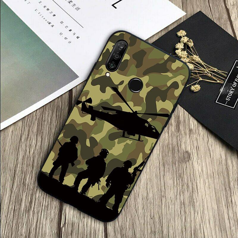 Camo military Army For Huawei Nova 11 9 10 SE Y70 Y60 Y90 Y61 Y91 Y73 Y72 12i 11i 8i P30 P40 Lite P60 Pro Case