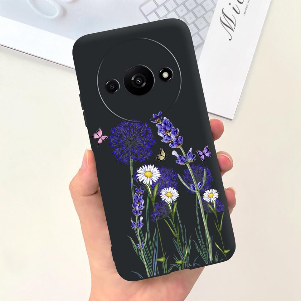For Funda Xiaomi Redmi A3 Case Women Fashion Girly Flower Butterfly Bumper For Xiaomi Mi A3 Mia3 RedmiA3 Coque Soft Silicone