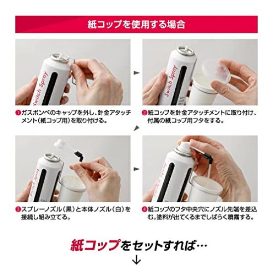 HYOGO PAINT Switch Single Painting Easy Paint Spray Color Airbrush Paint Spray, Tool, 120ml, Attachment, Touch-Up Supplies, Number, Paint, Touch-Up