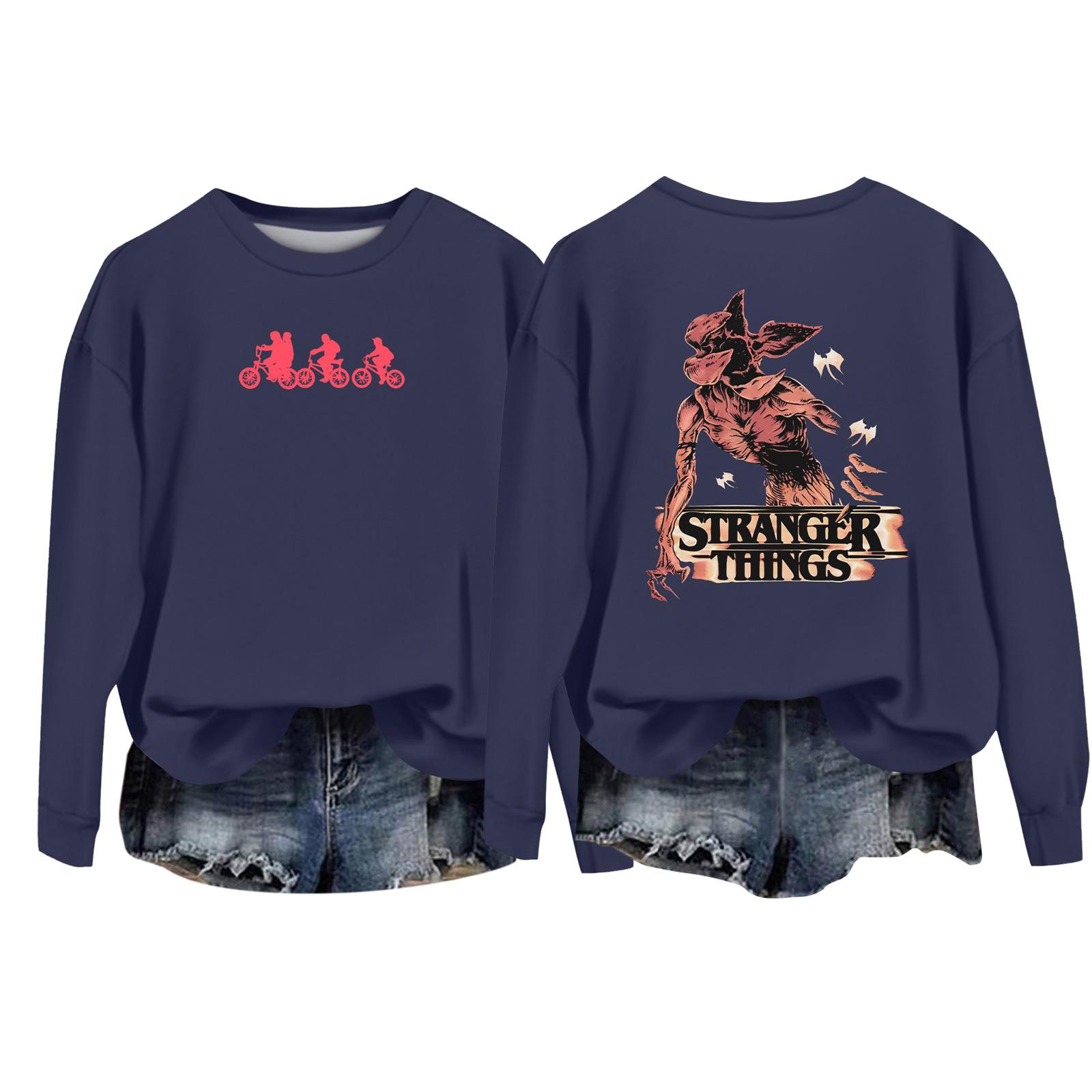 

Women s Casual Round Neck Long Sleeve Valentine s Day Printed Pullover Top L