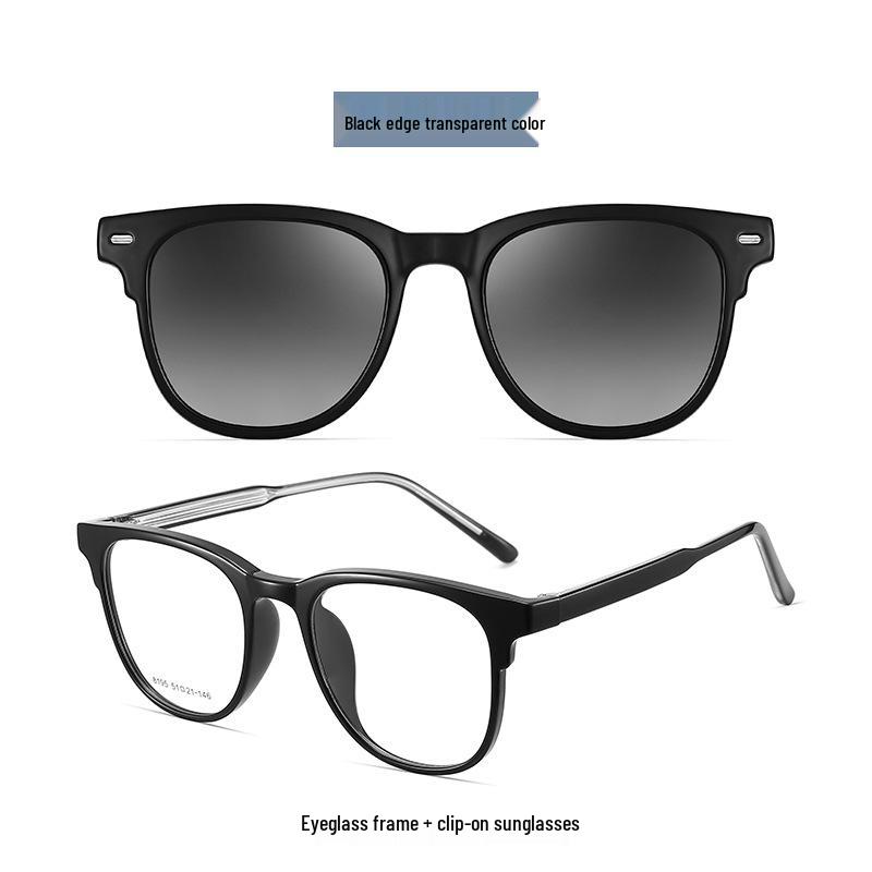 2024 Polarized Clip-On Myopia Sunglasses: Portable Dual-Use Flip-Up Design