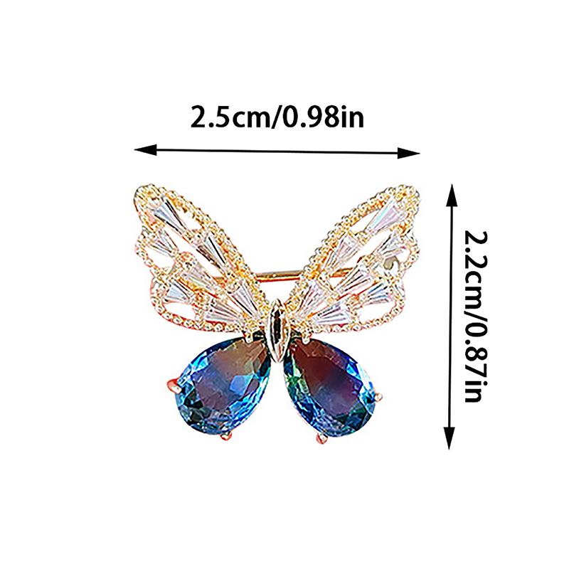 Butterfly Brooches For Women Charm Brooch Pins Party Wedding Gifts Clothing Accessories Jewelry Gift