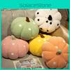 Cute Colorful Polka Dot Pumpkin Pillow Toy For Halloween Decor