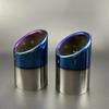 2pcs For Mazda CX-5 CX5 CX-8 CX-9 Auto Accessories Stainless Steel Car Exhaust Pipe Muffler Tail Throat Exterior Refit Products