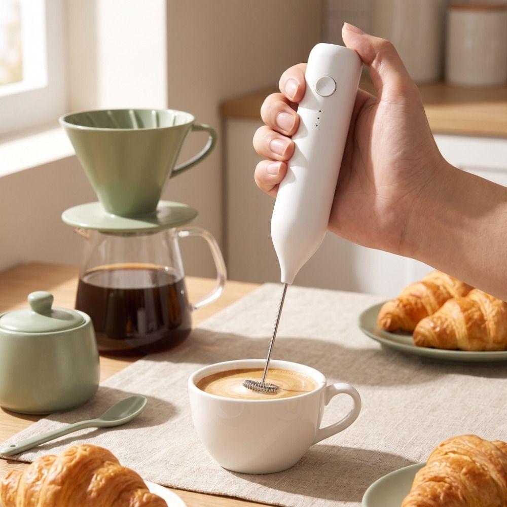 Potente frusta elettrica a mano Sbattitore per uova Facile da pulire Montalatte per Lattes