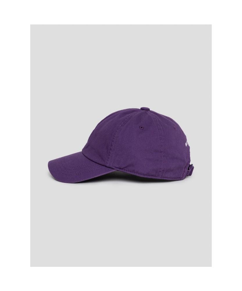 Binpolaegseseoli Cotton Twill Logo Washed Ball Cap - Purple