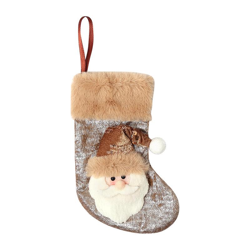 New Santa Claus Christmas Stockings and Ornaments